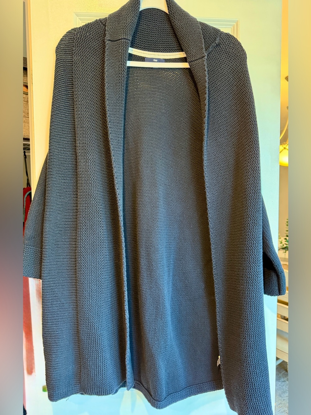 GAP | Women’s Open-Front Cardigan Sweater | Navy | Size XL